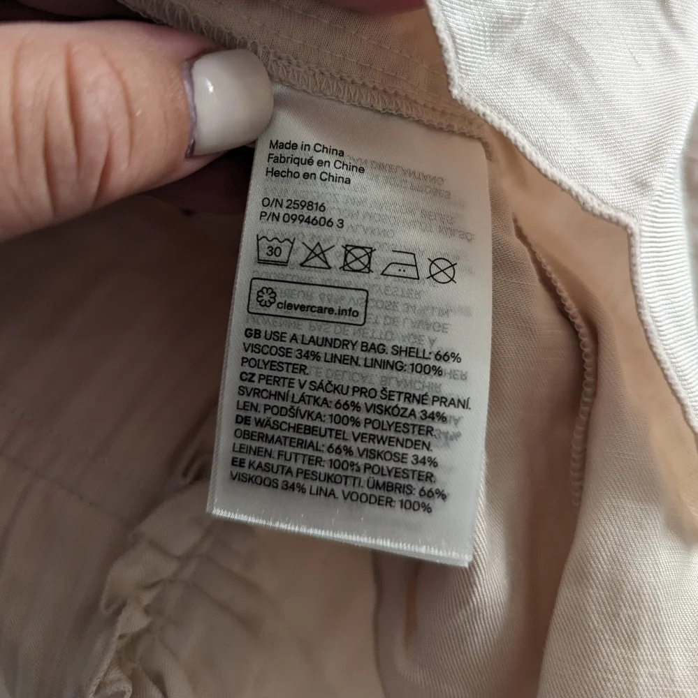 H&M Linen-blend Corset-style Top - Picture 5 of 7